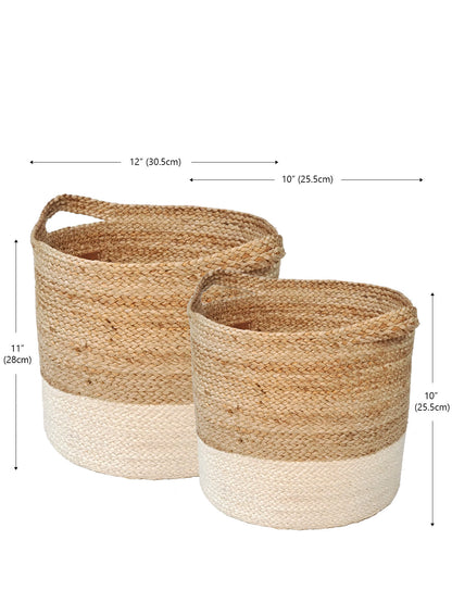 Jute Basket I Kata Colorblock