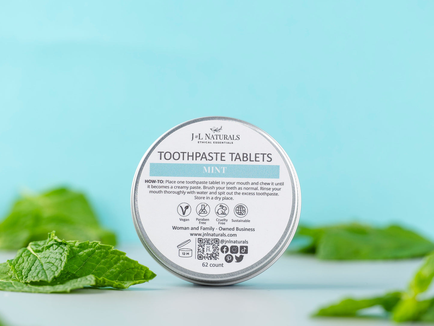 Toothpaste Tablets I J&L Naturals